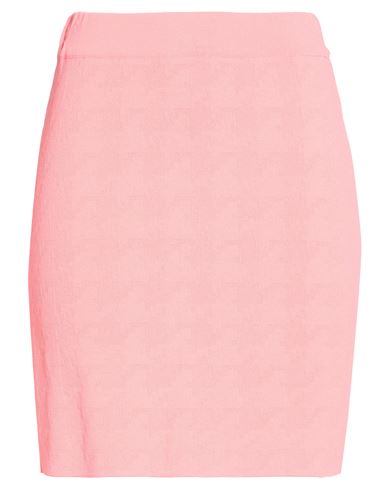 Woman Mini skirt Salmon pink Size 6 Viscose, Polyamide