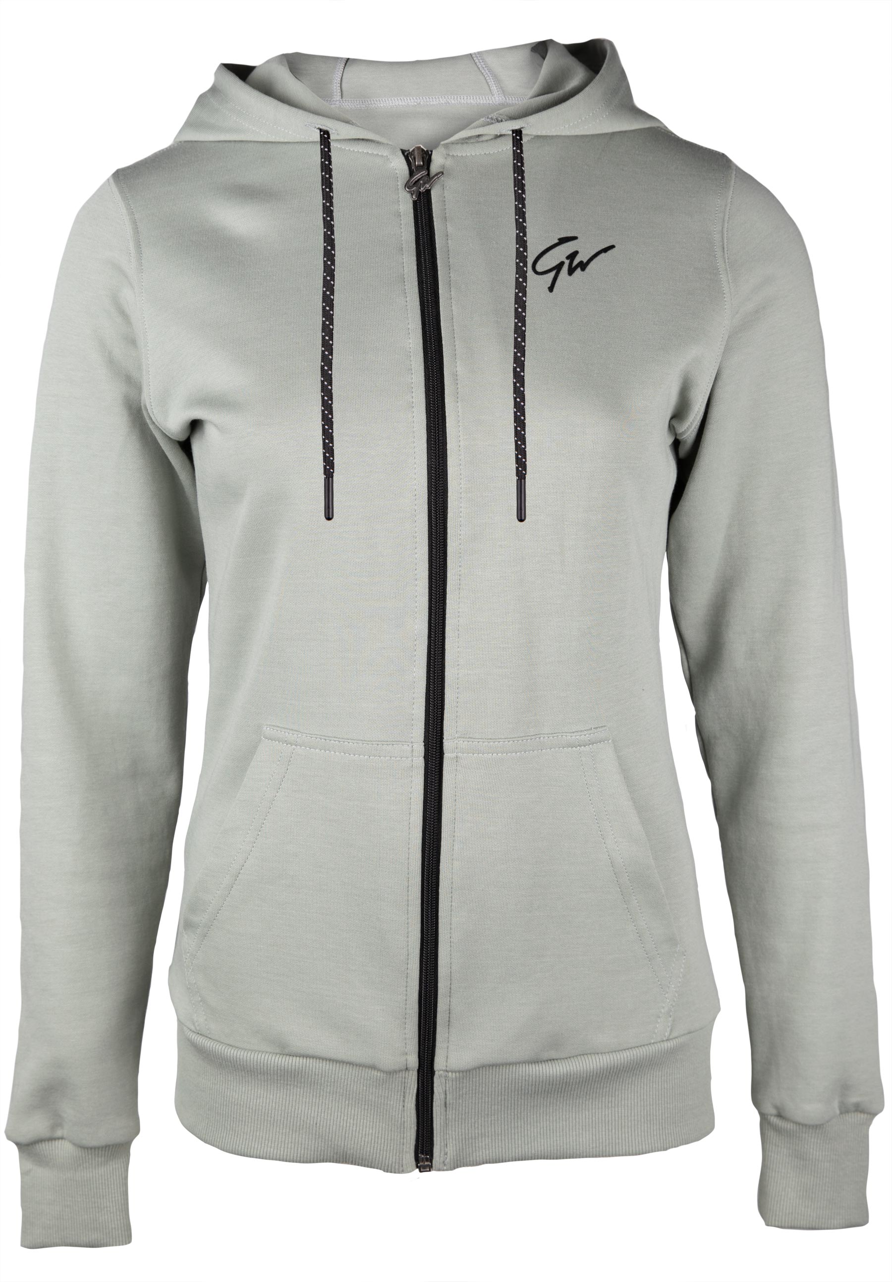 Pixley Zipped Hoodie - Light Green