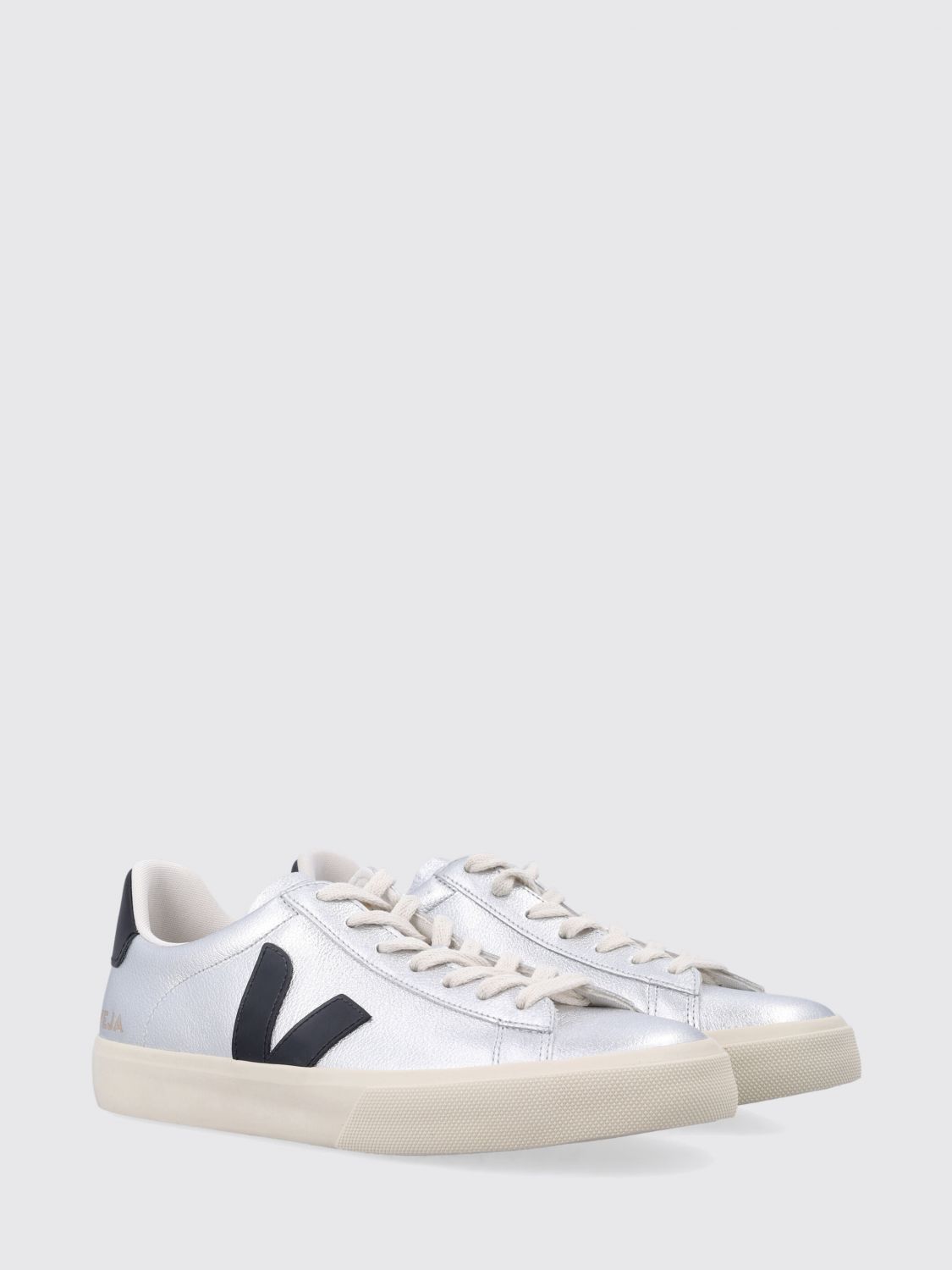 Campo leather sneakers - Silver
