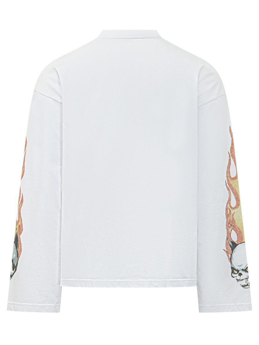 Riders Print Long-sleeve T-shirt