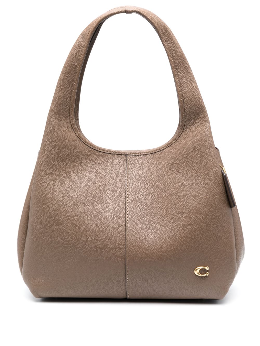 Pebble leather tote - Brown
