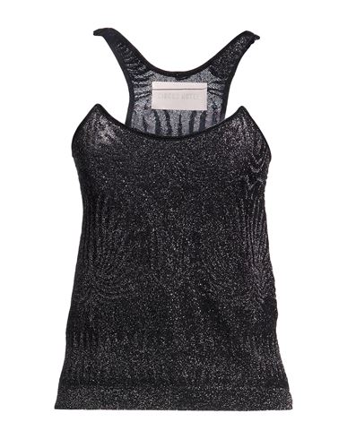 Woman Top Black Size 8 Viscose, Polyester, Polyamide