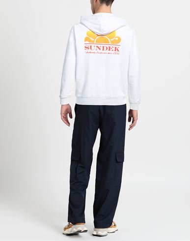 Man Sweatshirt White Size L Cotton