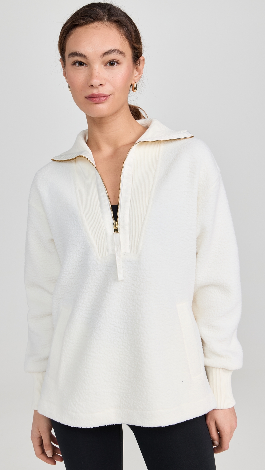Wallace Half Zip Fleece Egret