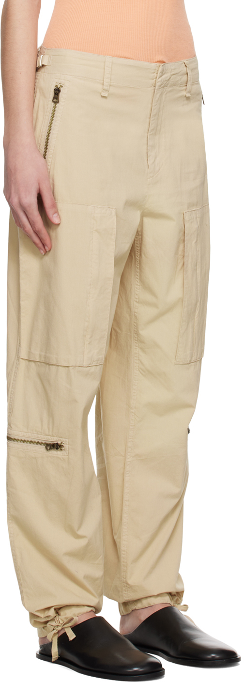 Beige Kai Flight Slacks