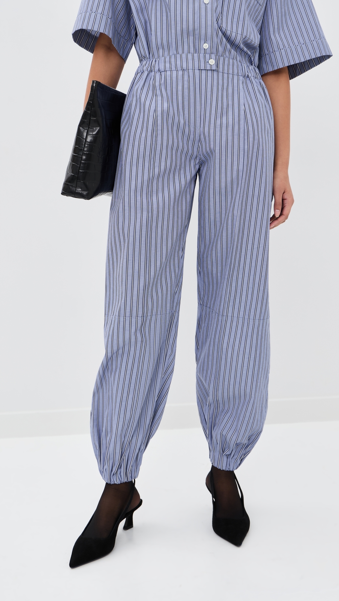 Topkapi Pants Blue Navy Stripe