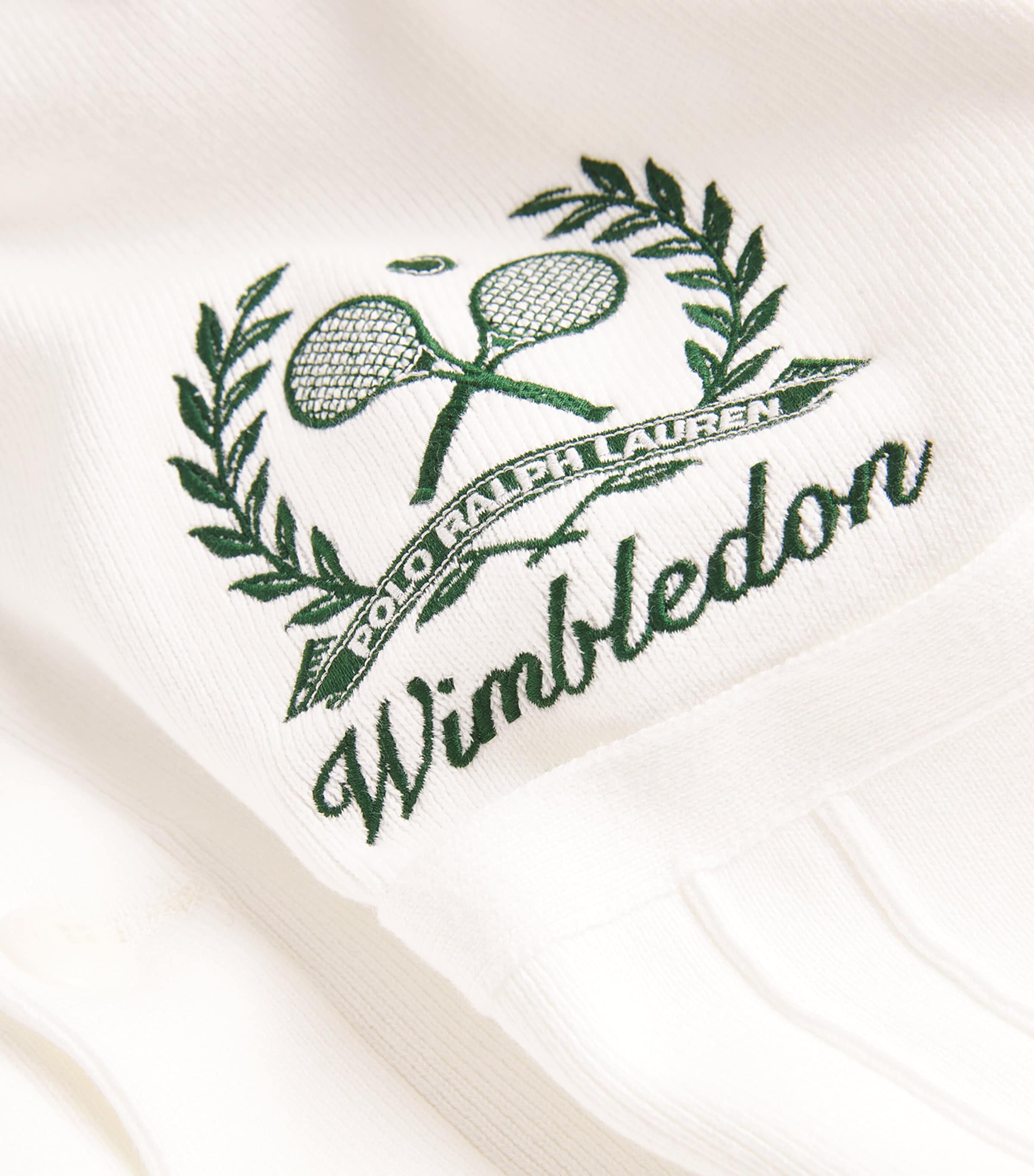 X Wimbledon Cotton Crest Cardigan