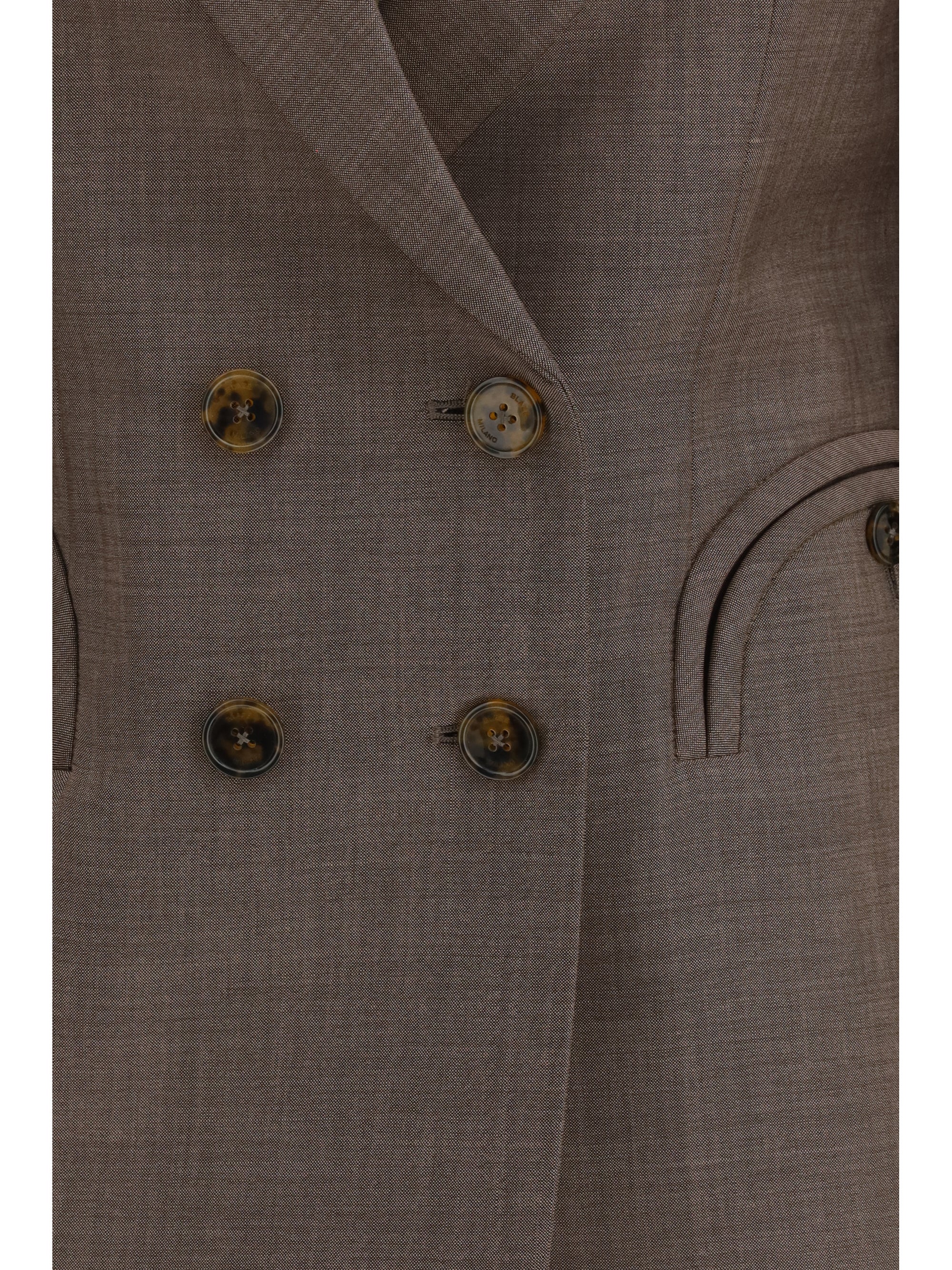 Aile Charmer Blazer — Brown