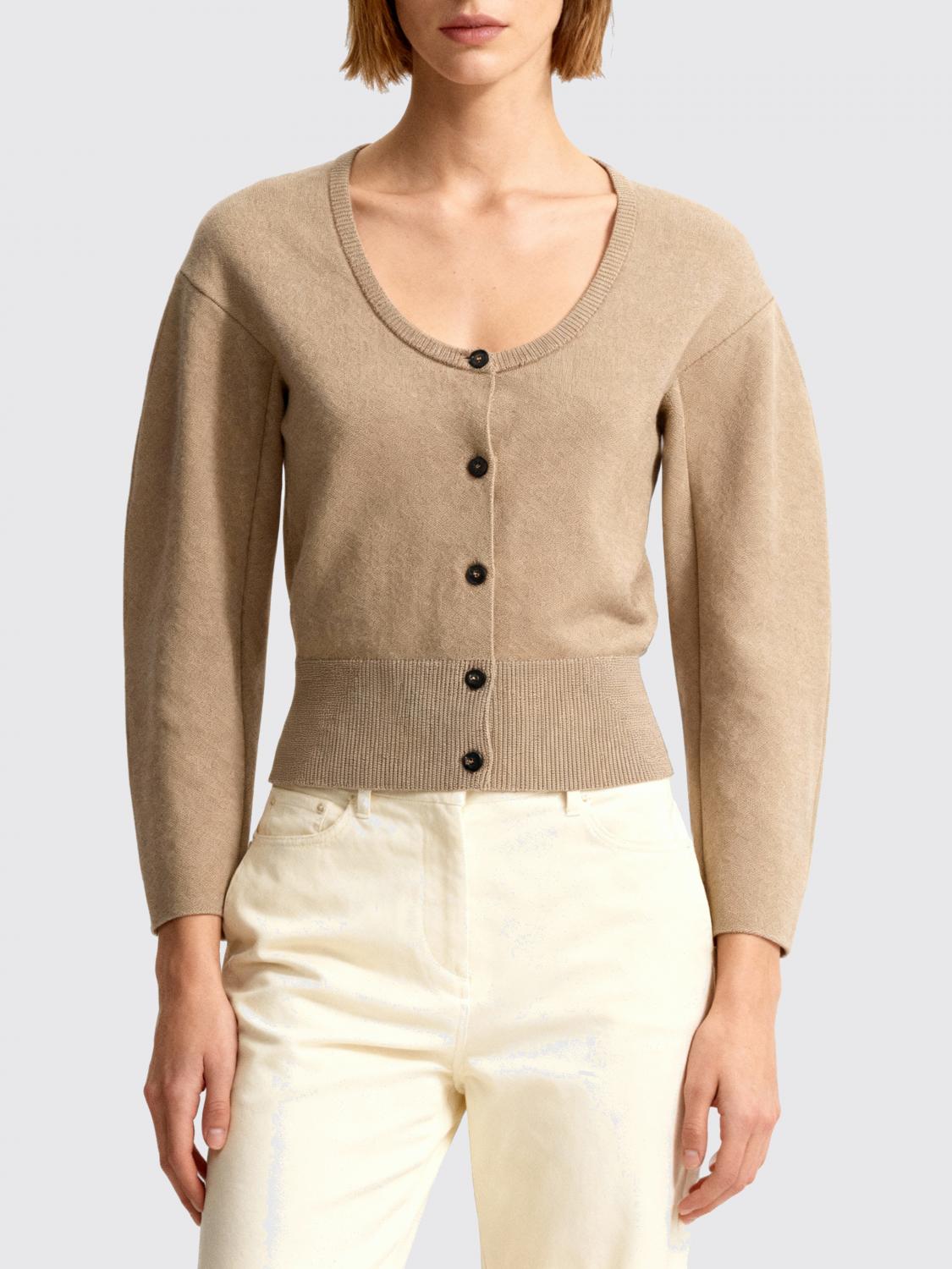 Cardigan Woman color Beige