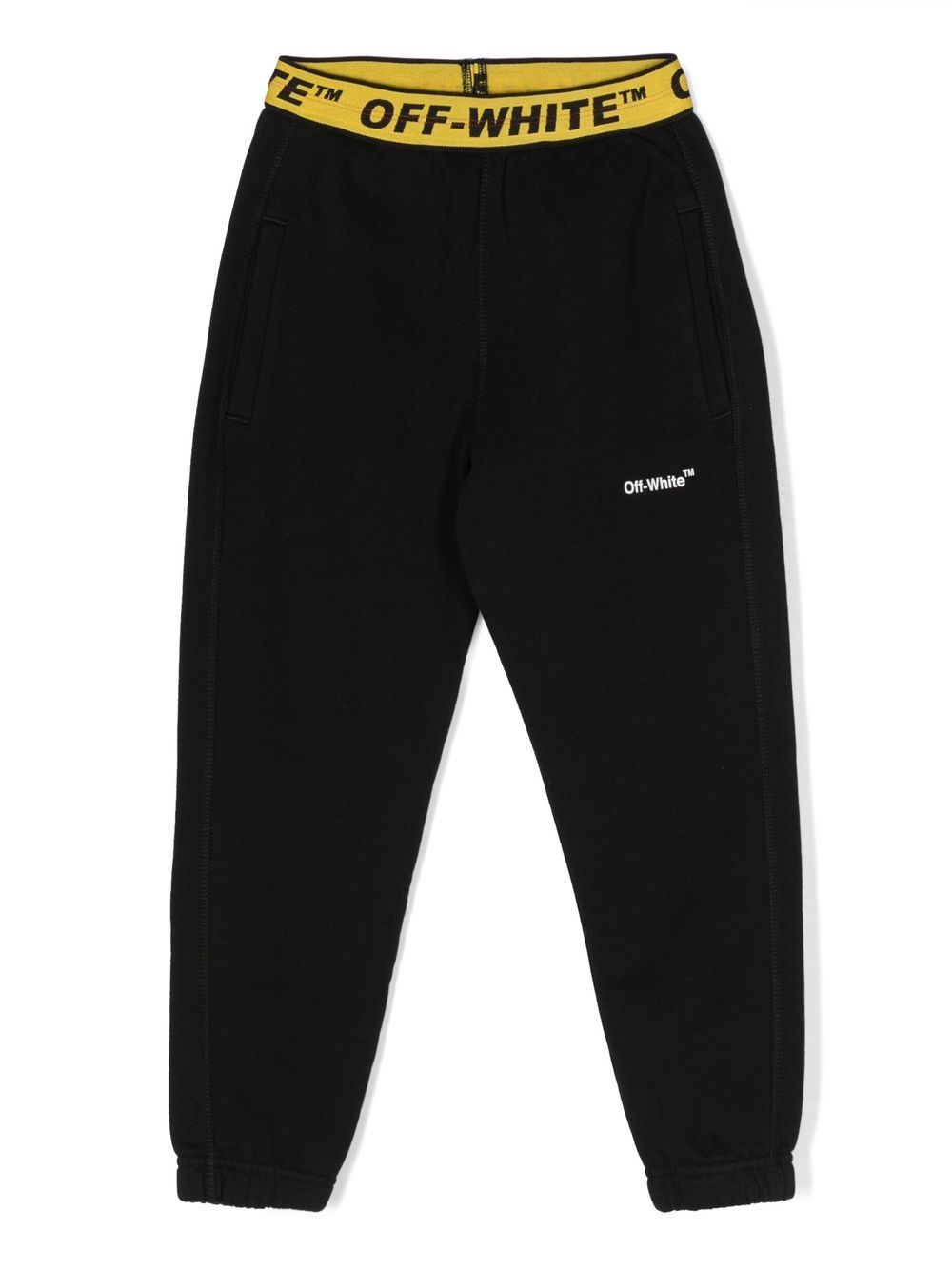 Logo waistband track pants - Black