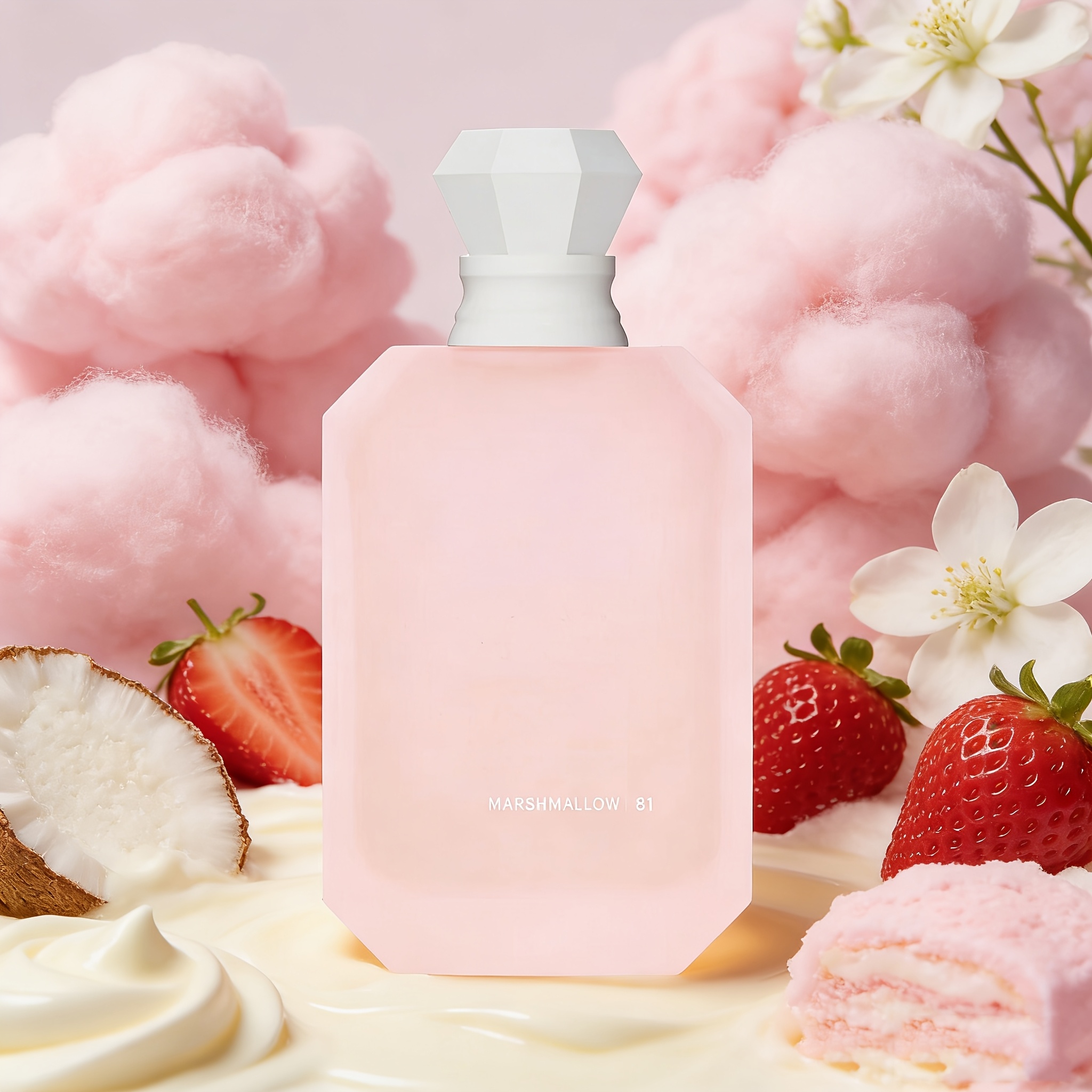 TEMU 100 Ml/ 3. Marshmallow Eau De Parfum , Warm Fragrance With Whipped Vanilla, Amber And Creamy Musk Notes, Perfect Gift For Holiday