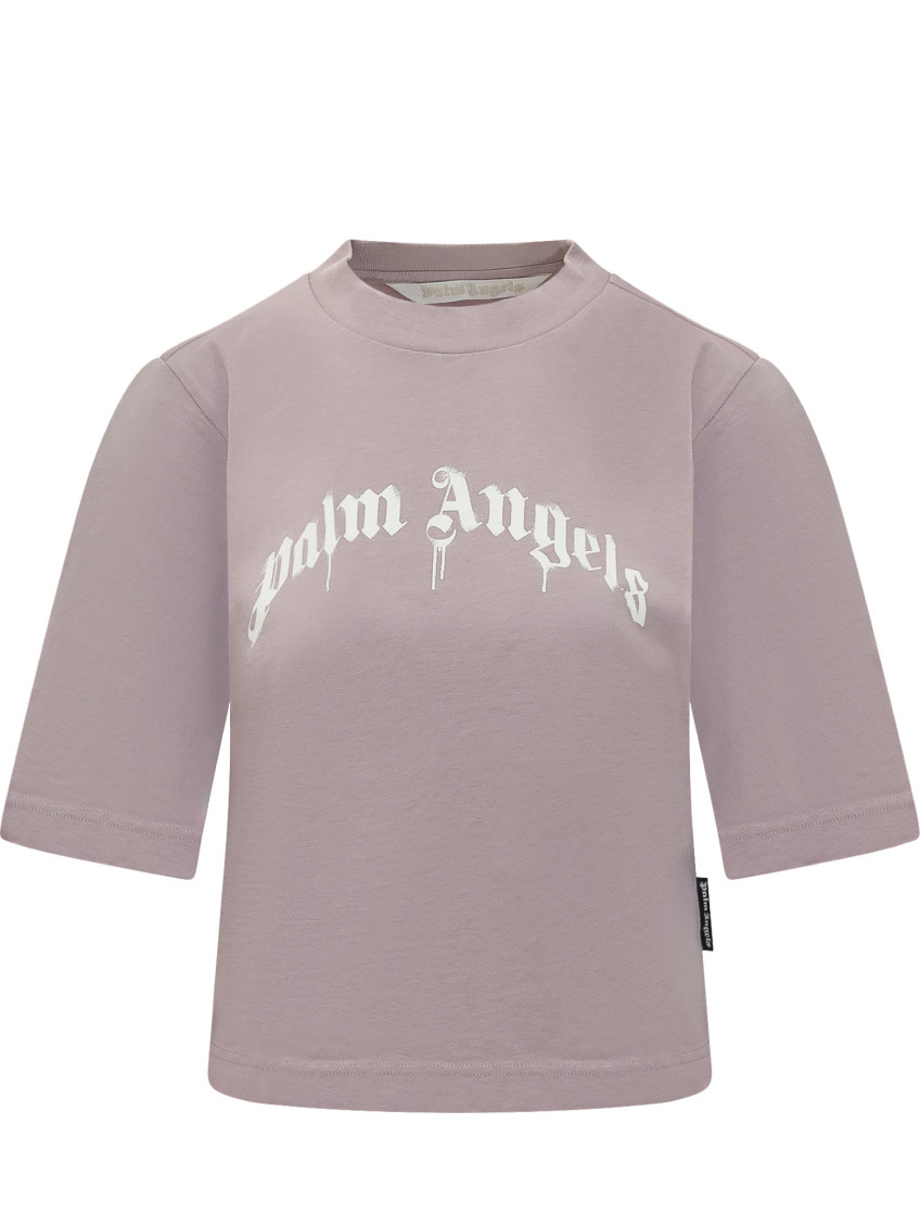 Purple Logo Crew Neck T-Shirt