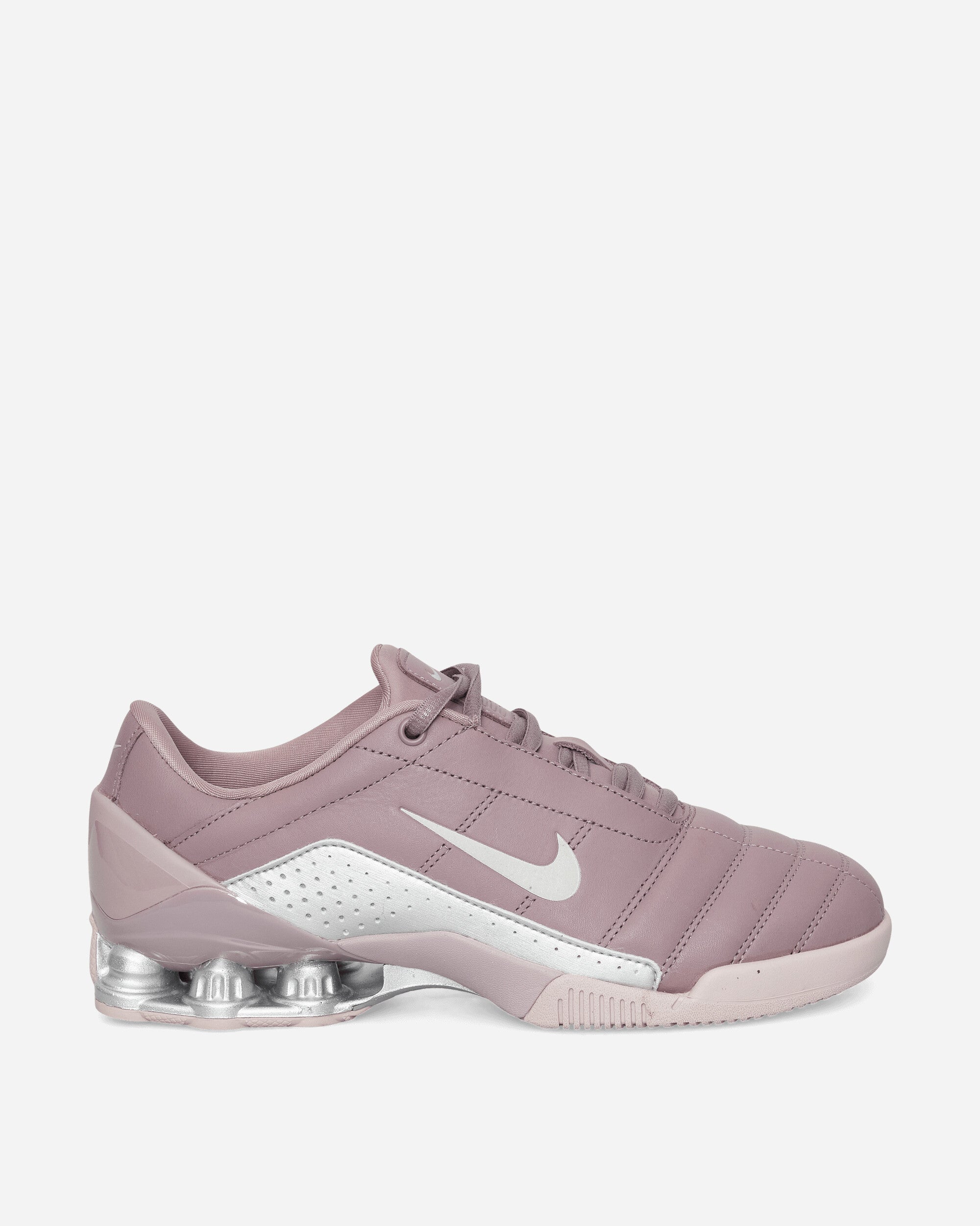 Women s T90 Shox Magia Sneakers Taupe Grey / Metallic Silver