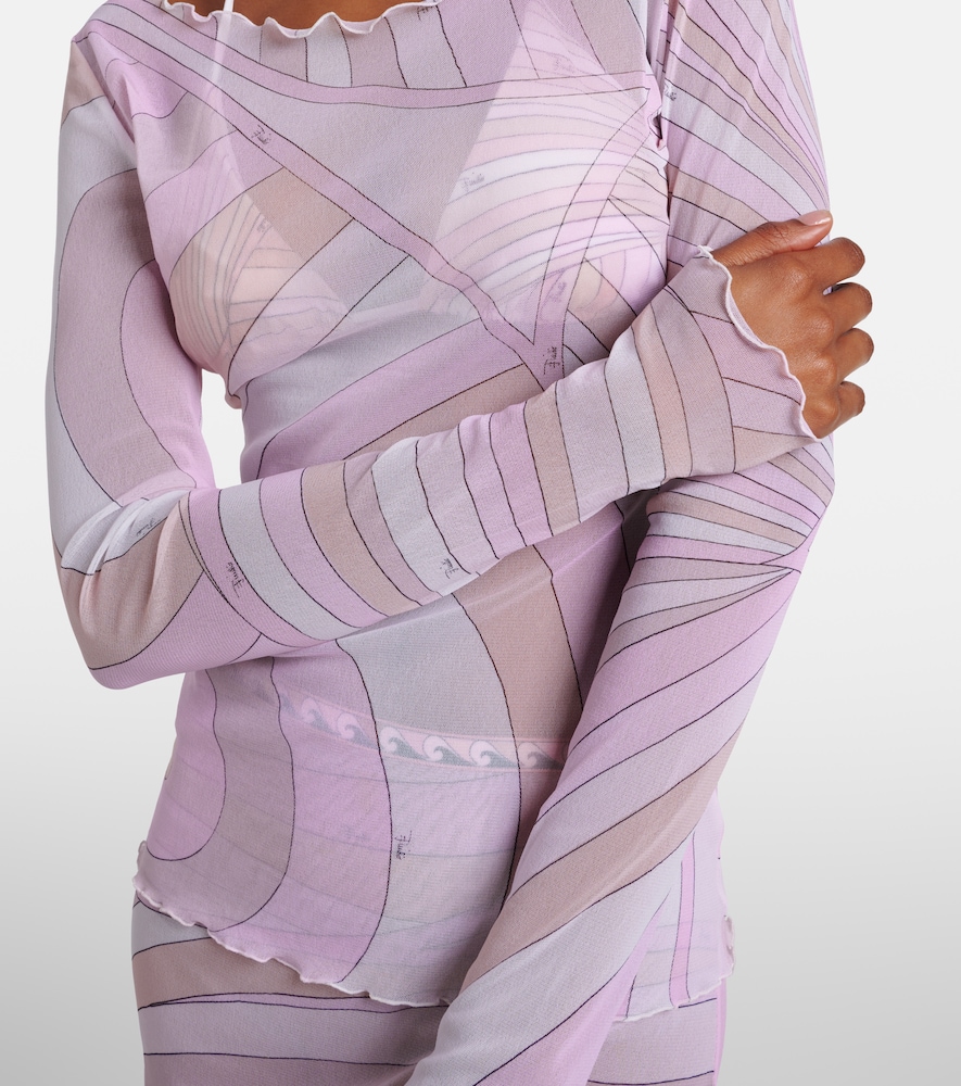 Iride tulle top