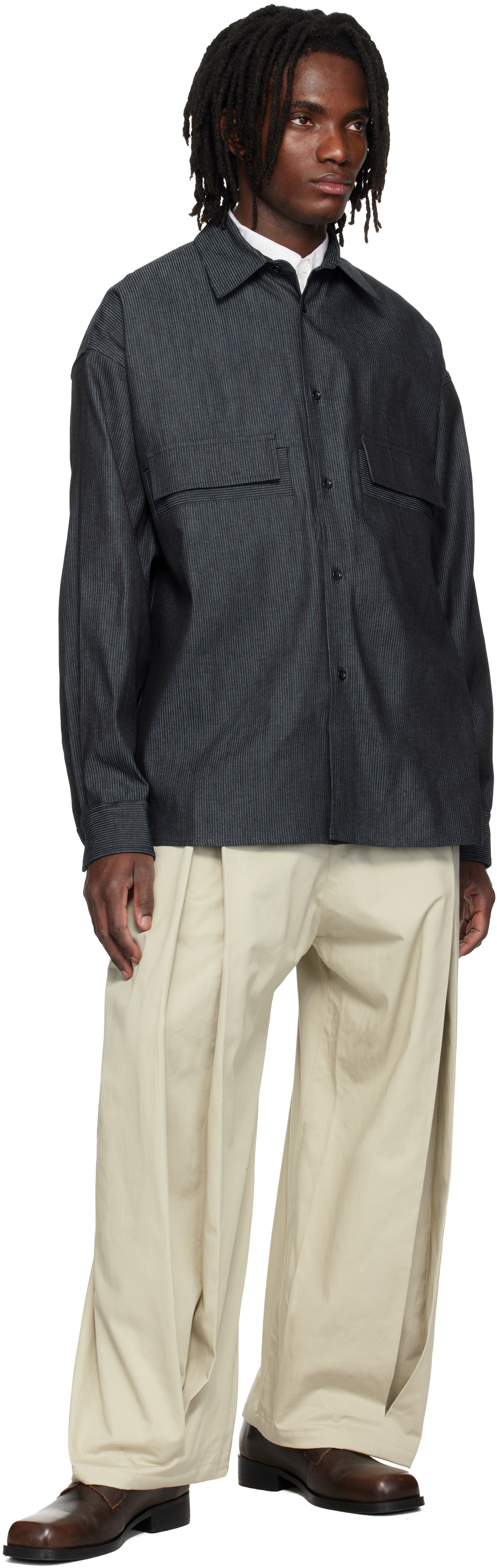 Blue Vincent Denim Shirt