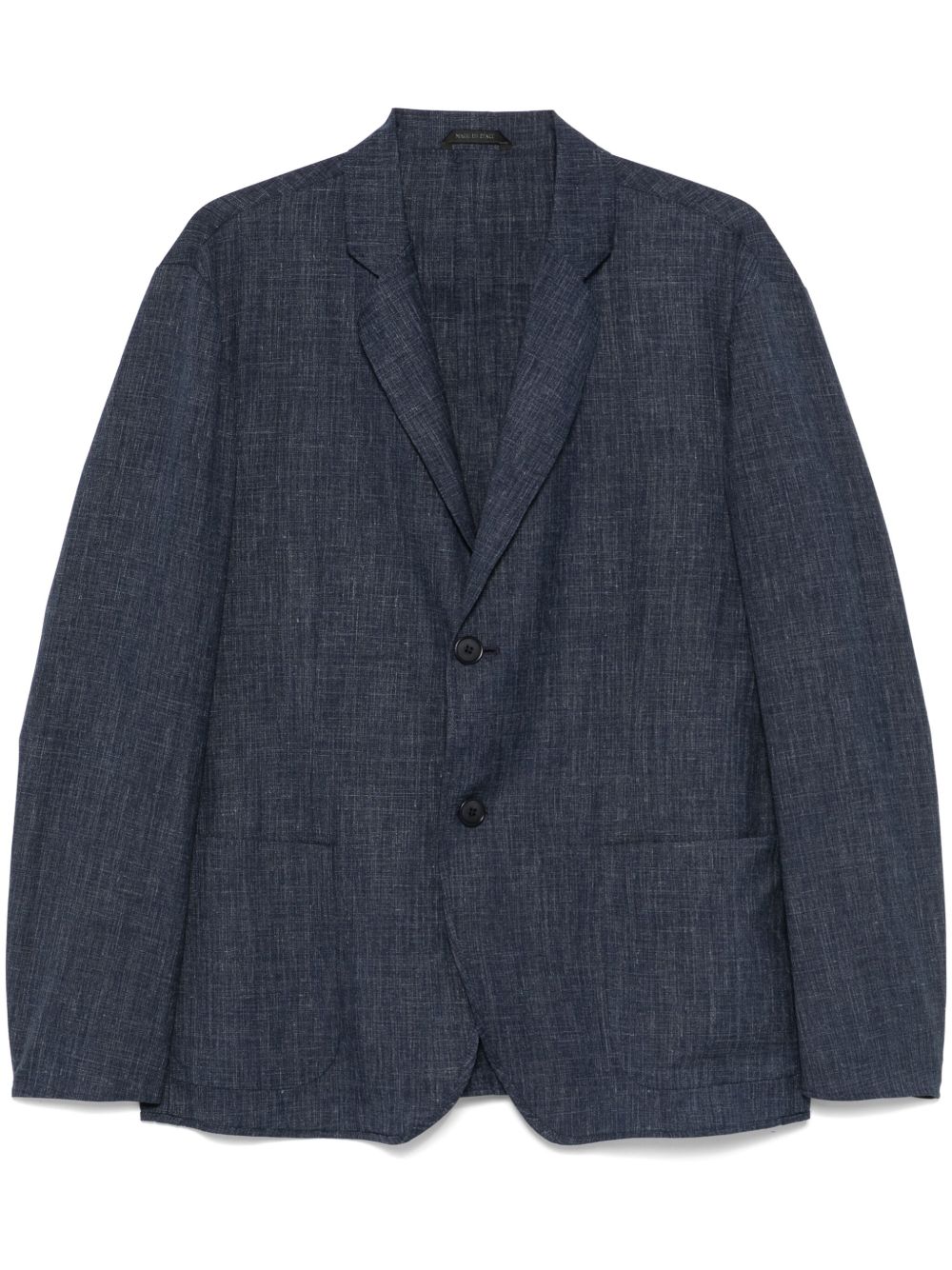 Slub-textured blazer - MB073 PARISIAN NIGHT