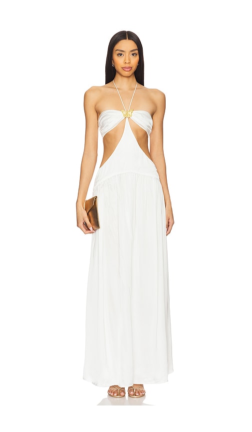 CIN CIN MAXIKLEID MILA in White. Größe XS. Also in L