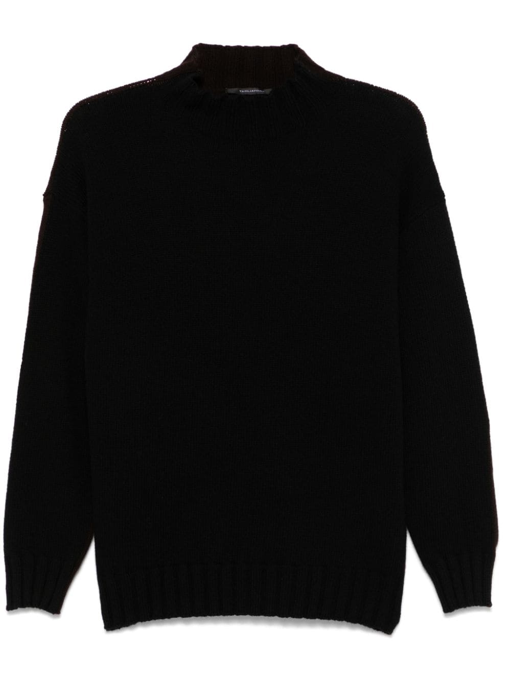 Two-tone sweater - Black