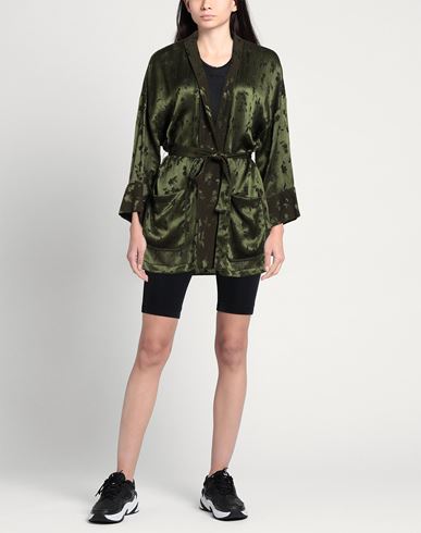 Woman Jacket Military green Size 6 Viscose, Polyester