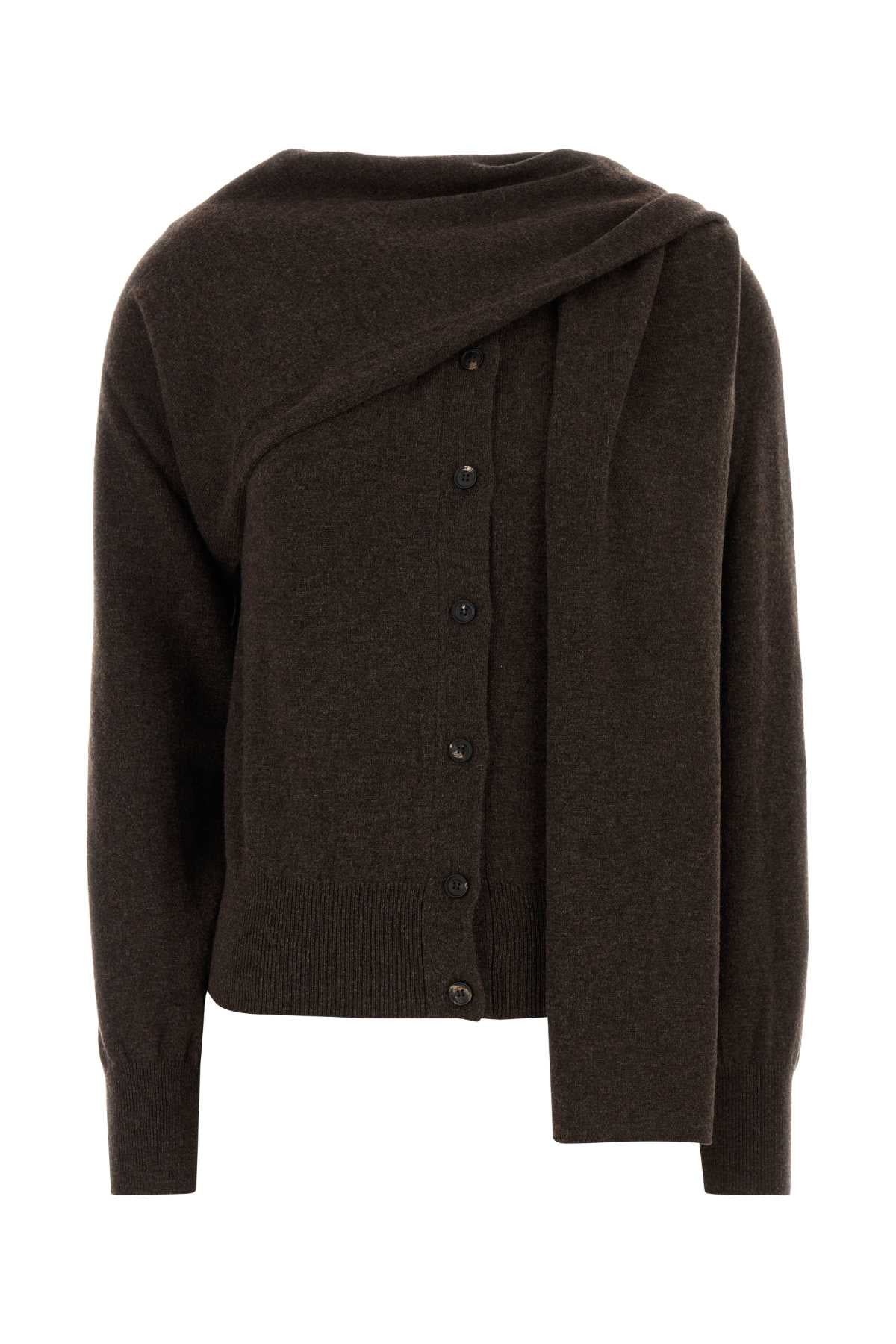 Sweclamel Cardigan — Brown