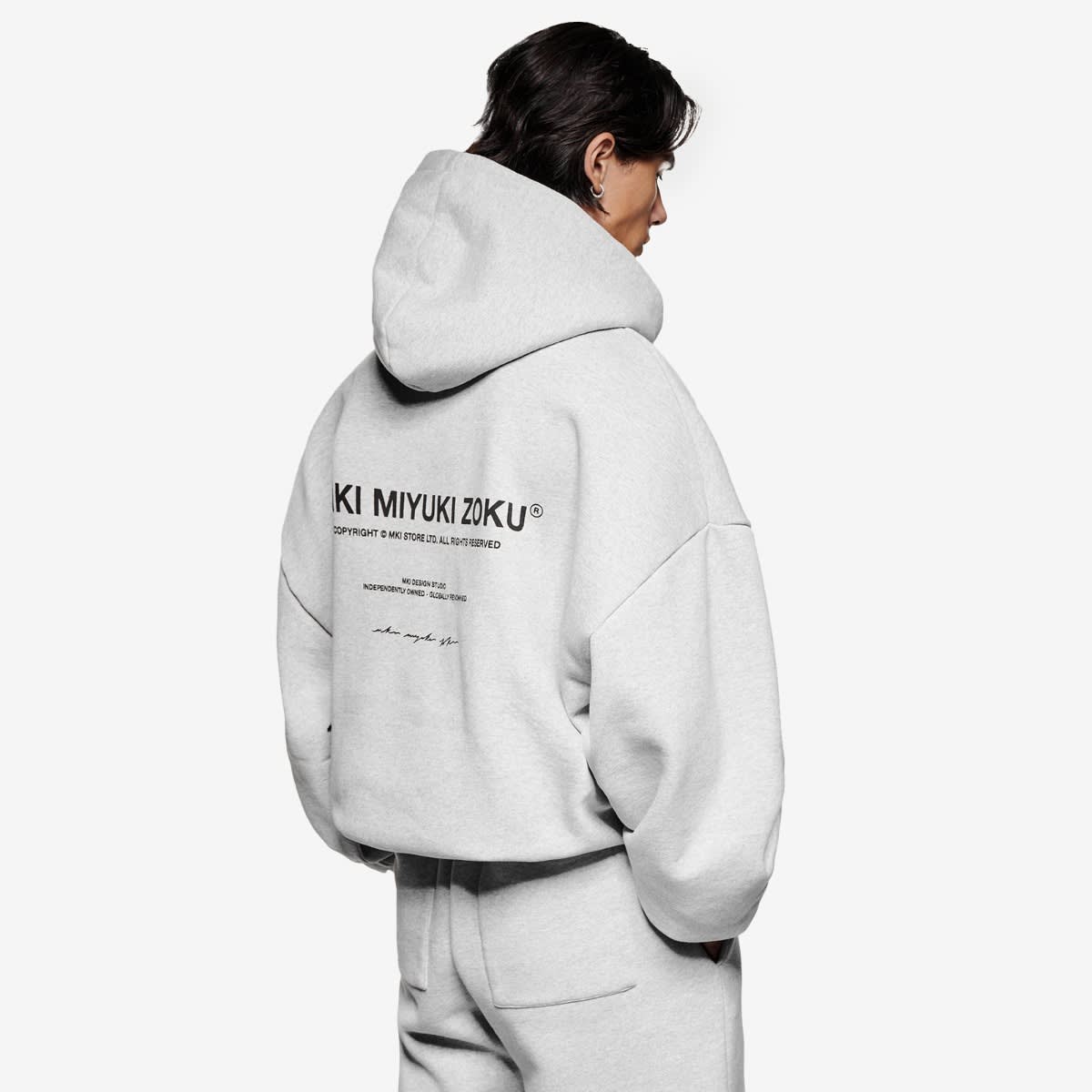 Men's Design Studio Hoodie Grey