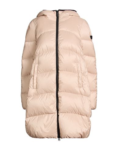 Woman Puffer Beige Size 8 Polyester