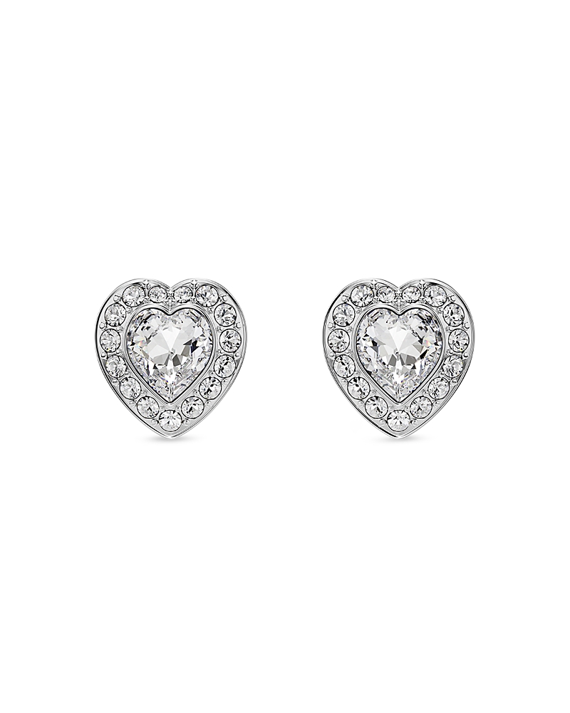 Ariana Grande Crystal Heart Halo Stud Earrings