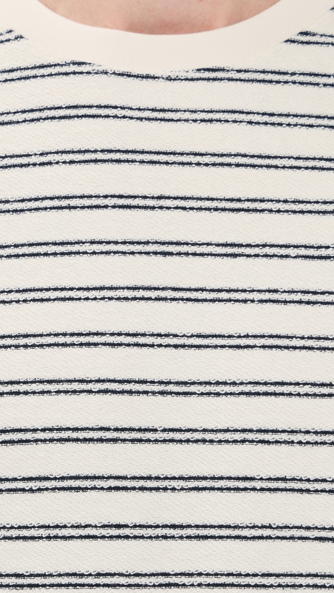 The Hooper Crew Tee Marine Stripe