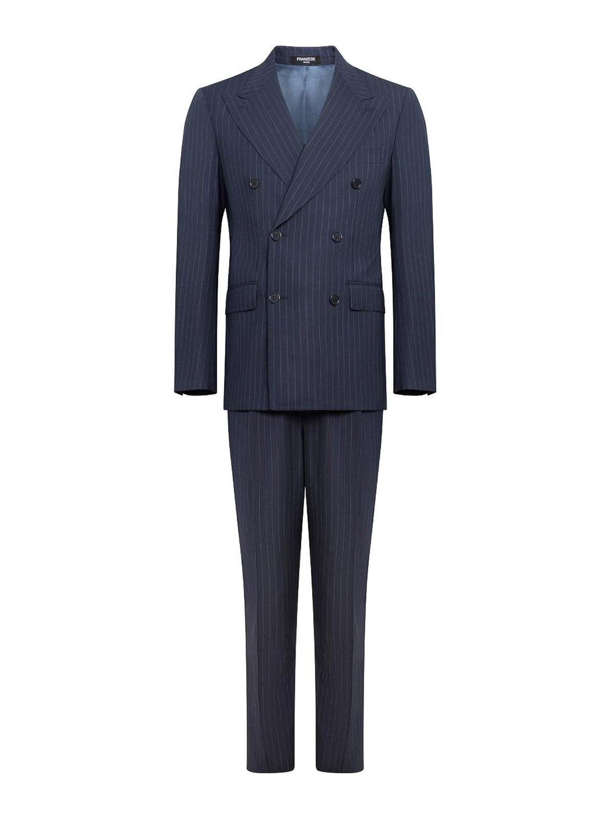 Blue Pinstriped Ing Australis Suit