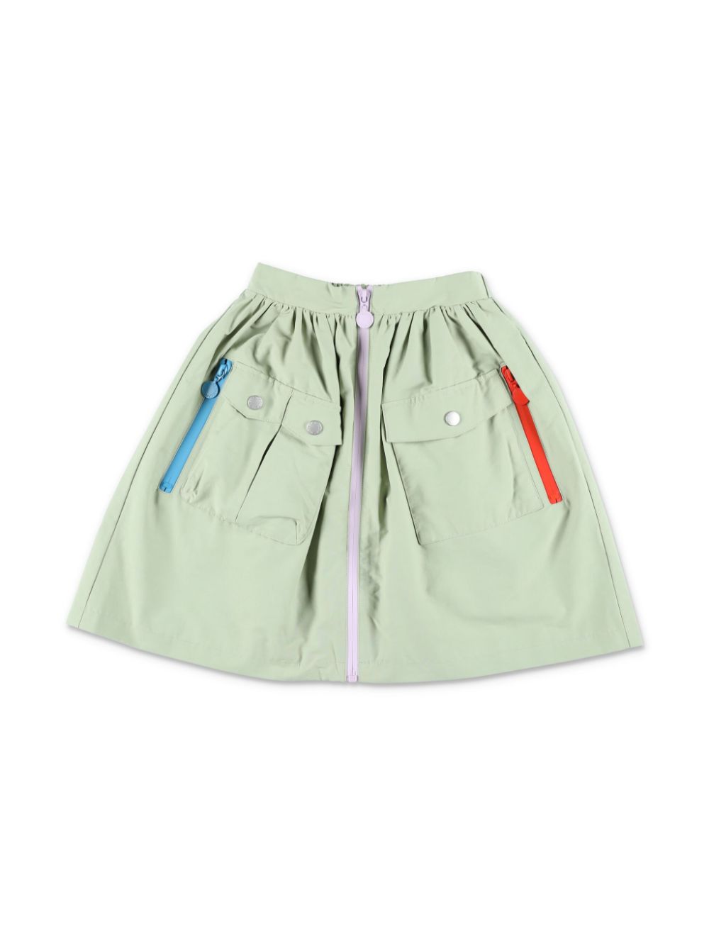 Flap-pocket skirt - Green