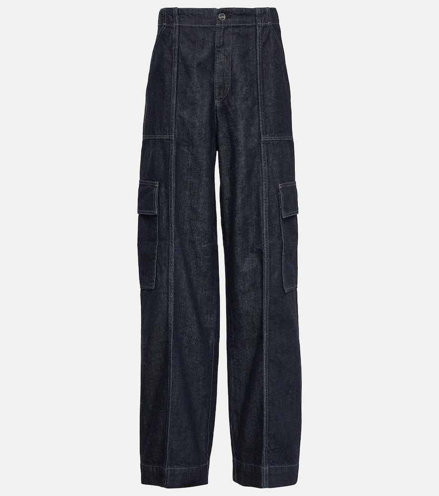 X EmRata Amia high-rise cargo jeans