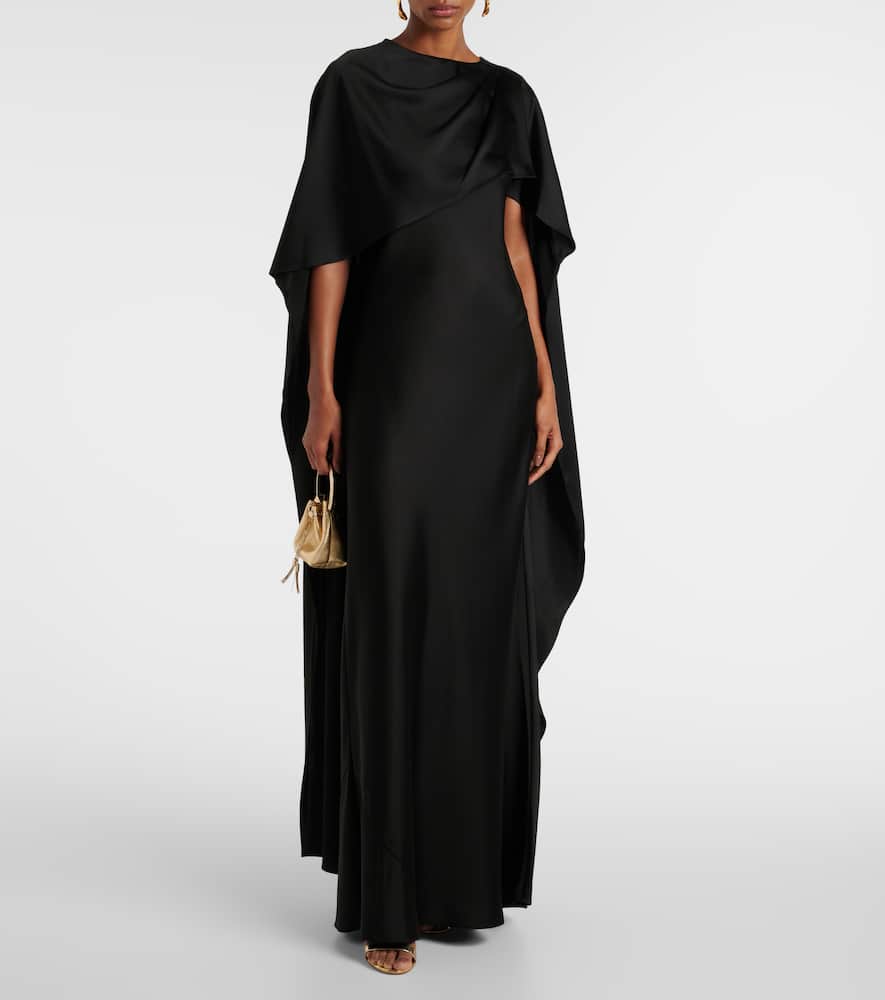 Izel satin gown