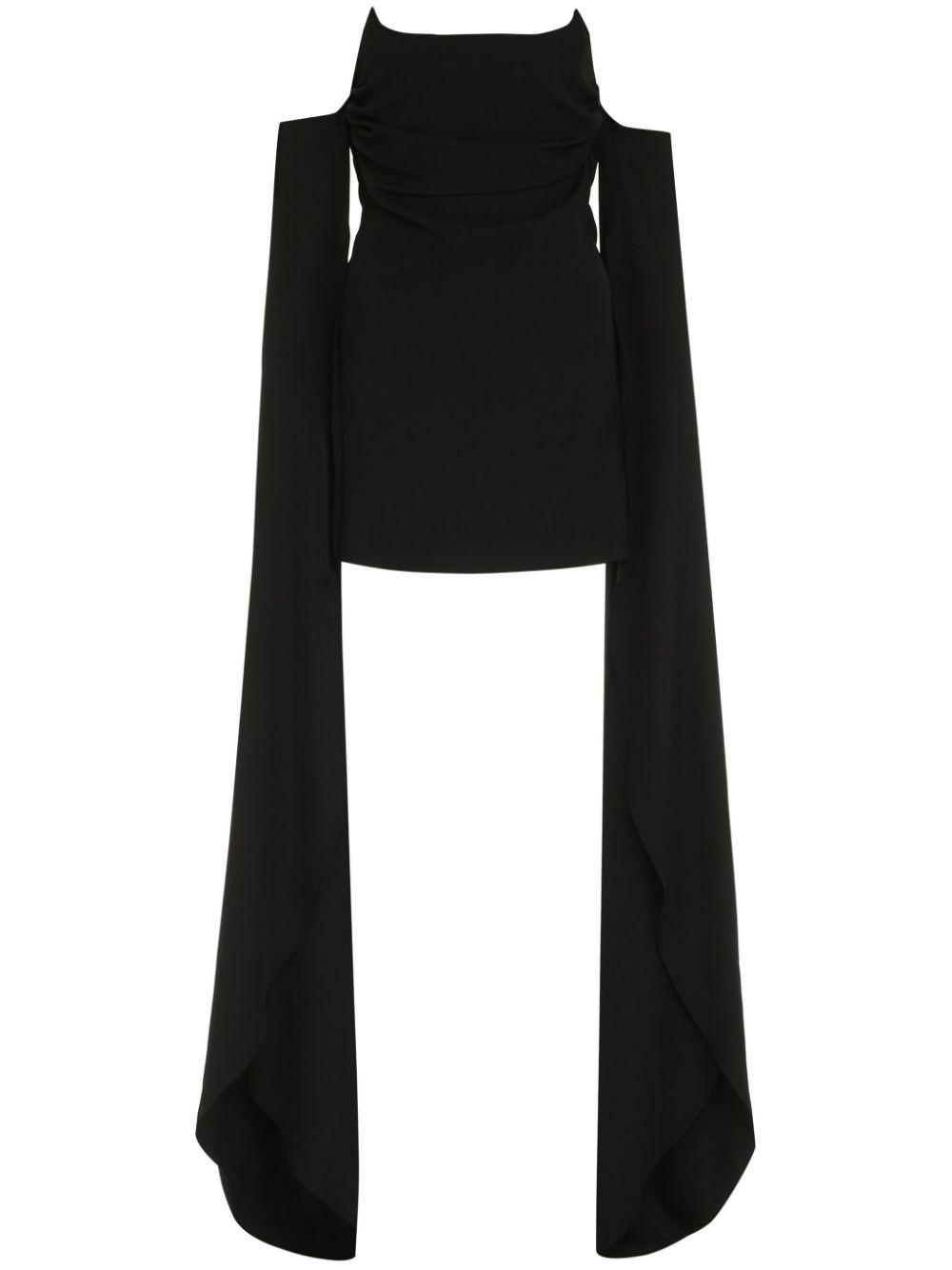 Jersey mini dress - Black