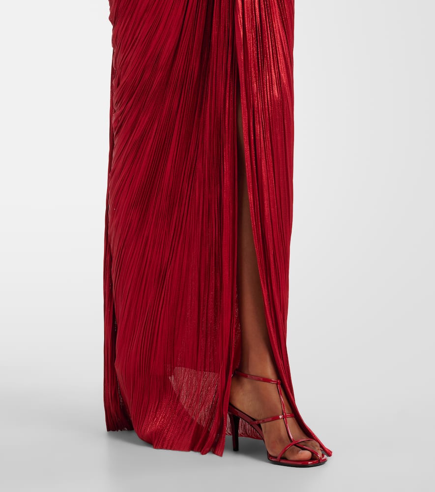 Kiera silk tulle corset gown