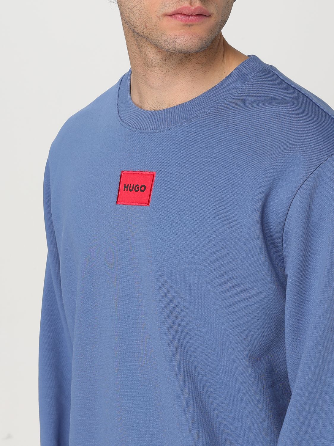 Sweatshirt Men color Sky Blue