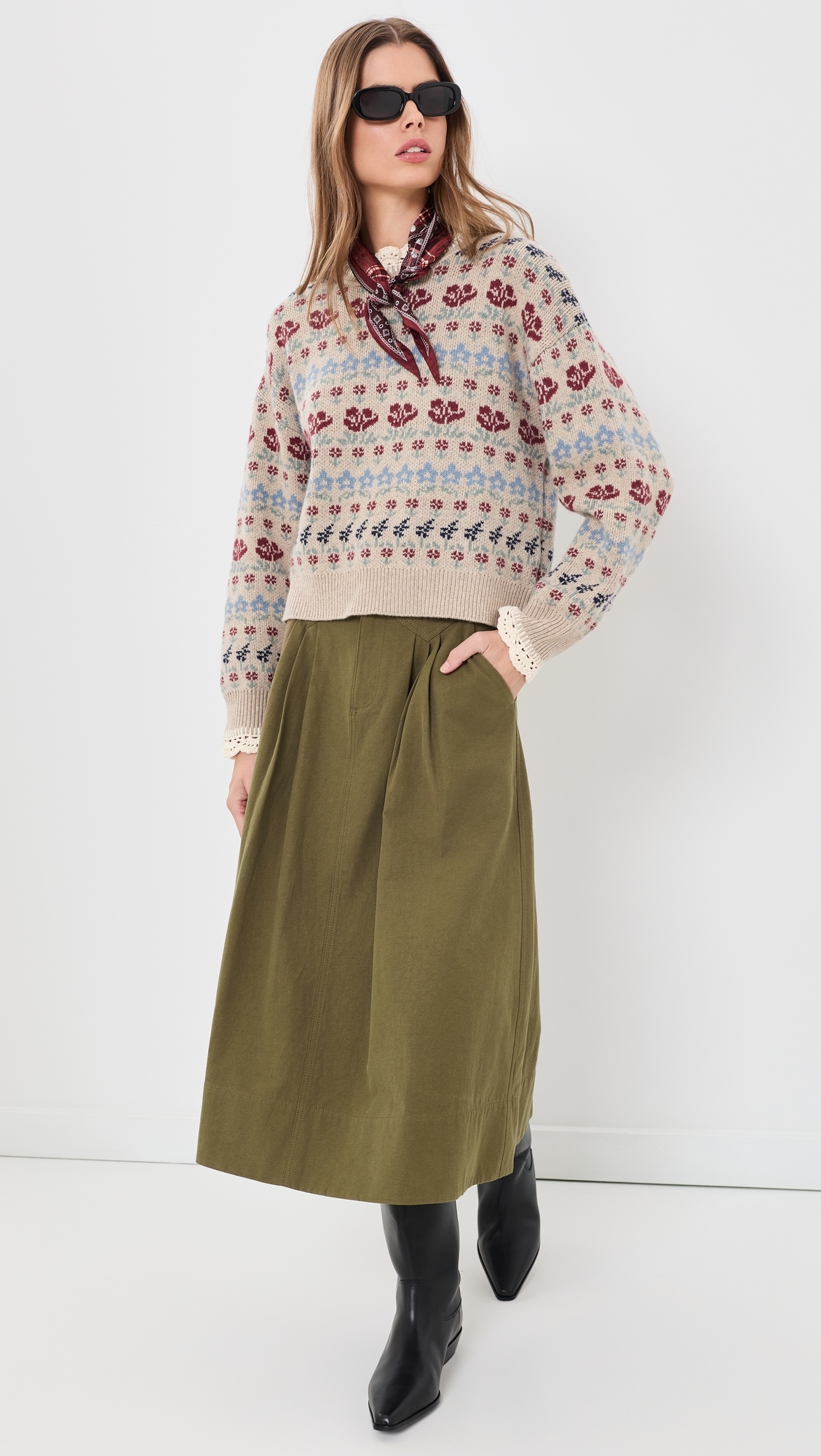 The Field Skirt Olive
