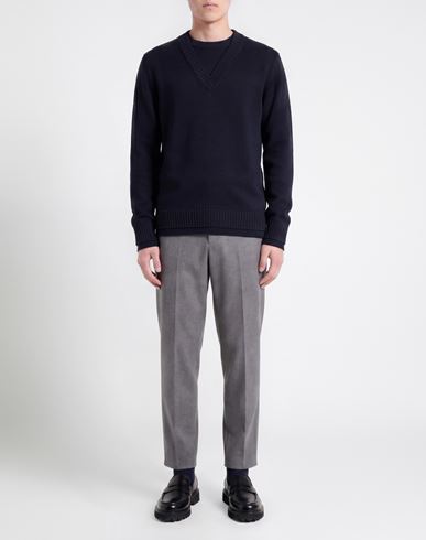 Man Sweater Midnight blue Size 36 Merino Wool