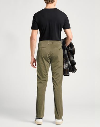 Jacob Cohёn Man Pants Military green Size 32 Cotton, Elastane