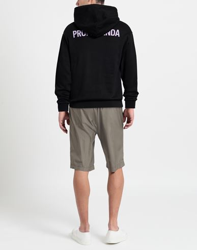 Man Sweatshirt Black Size S Cotton