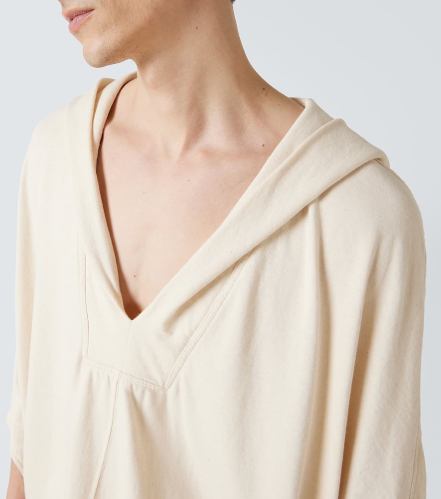 Hooded cotton shirt