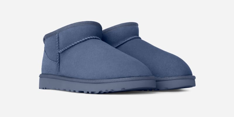® Women's Classic Ultra Mini Sheepskin Classic Boots in Desert Blue