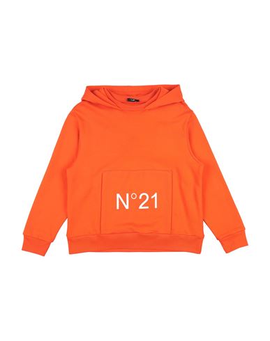 Kid Boy Sweatshirt Orange Size 14 Cotton