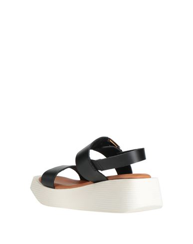 Woman Sandals Black Size 9 Soft Leather