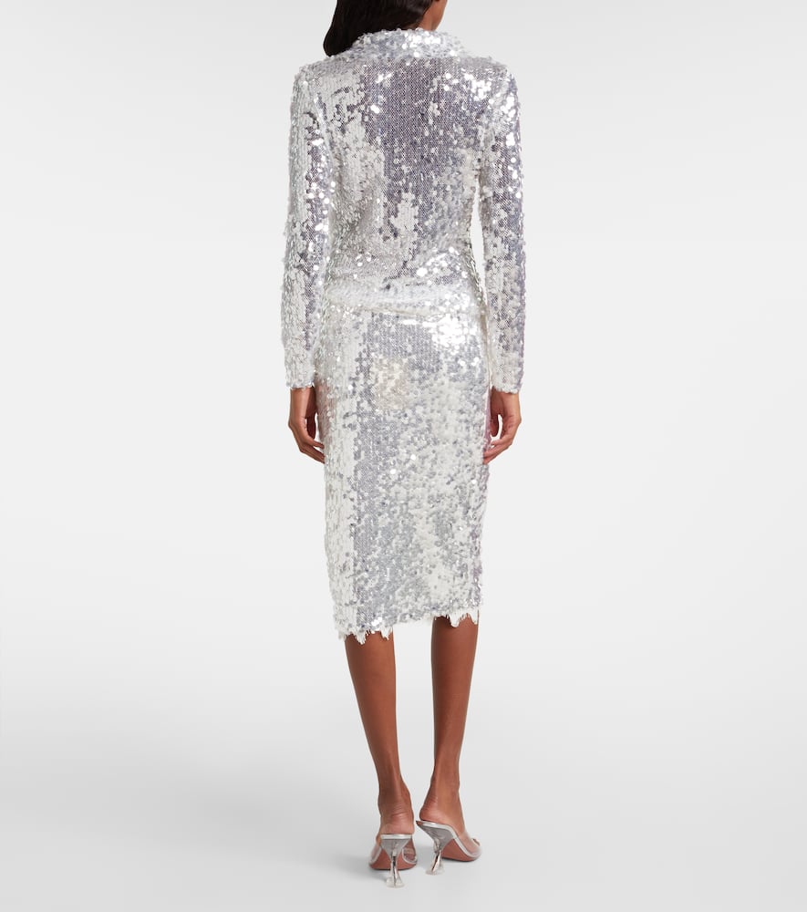 Opaline sequined top