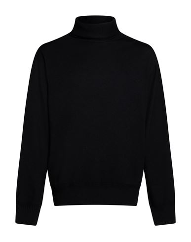 Homme Plissé By Issey Miyake Man Turtleneck Black Size 1 Wool