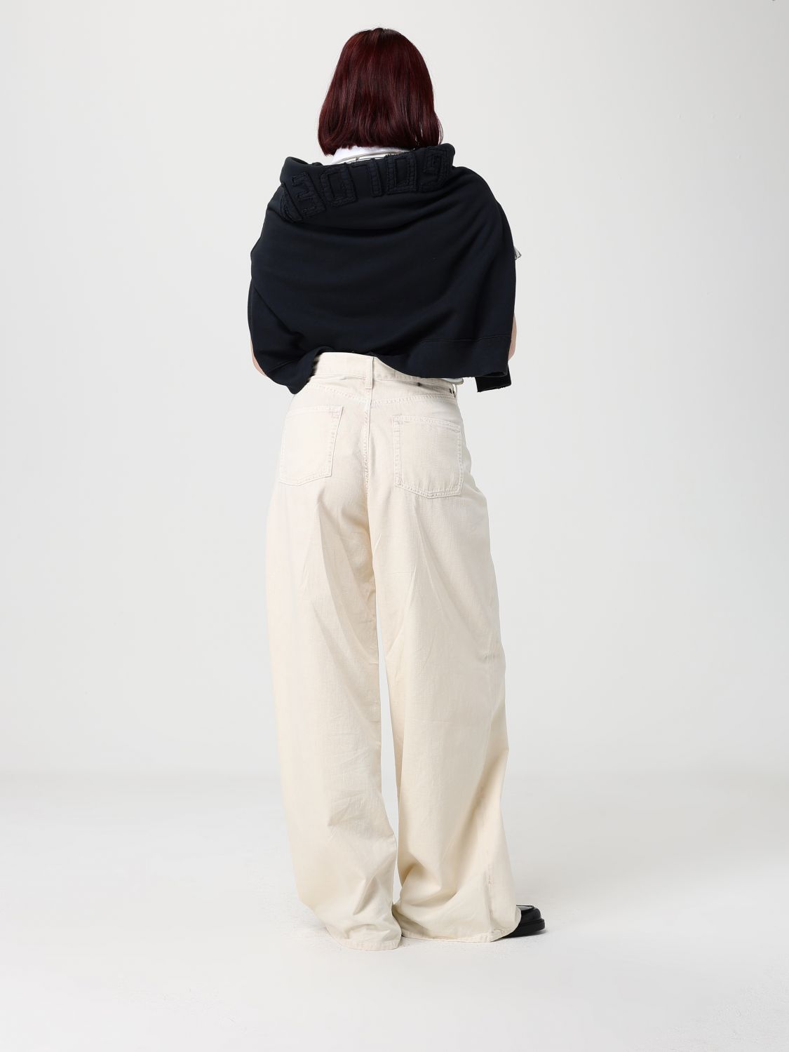 Pants Woman color Yellow