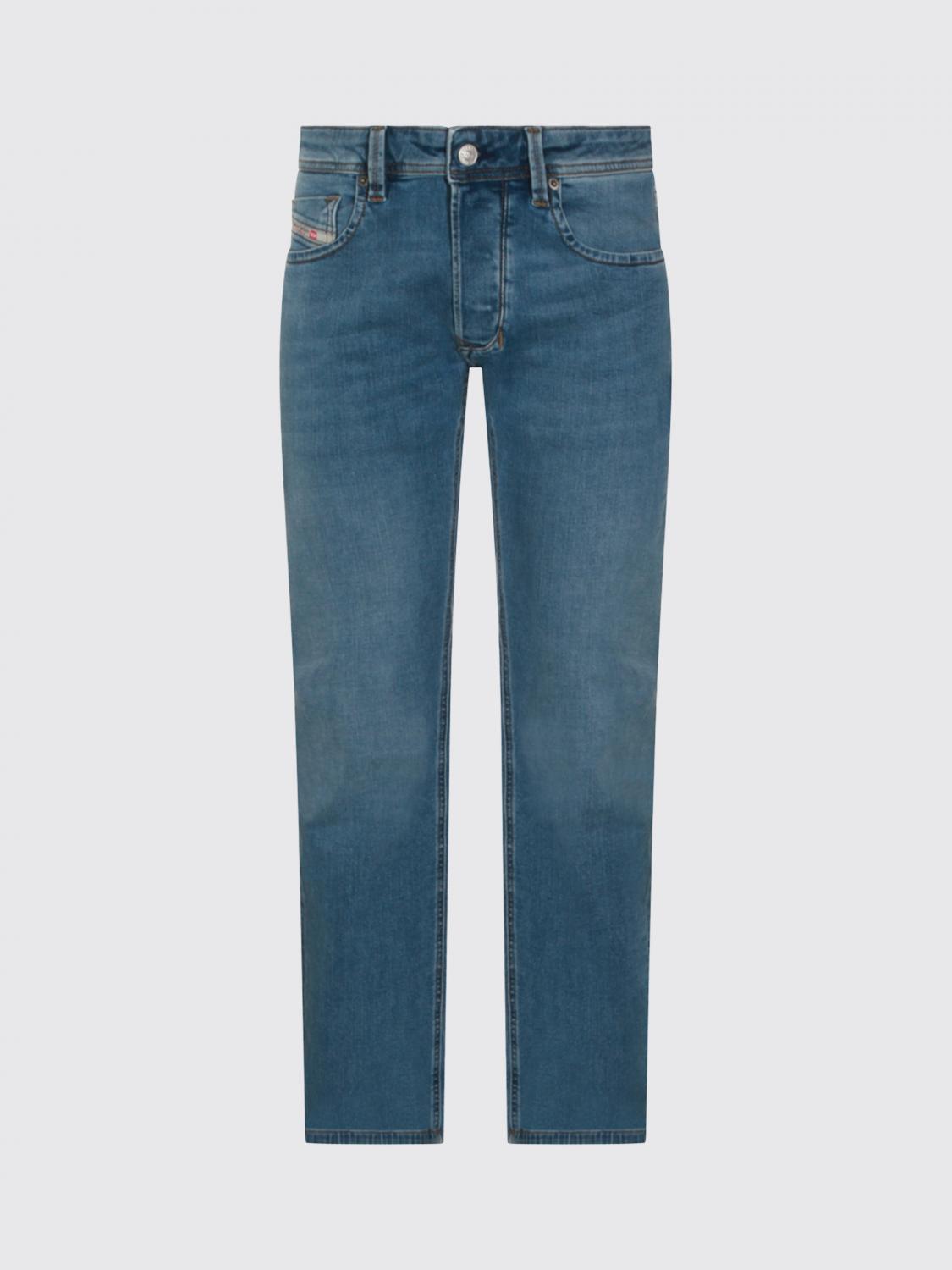 Jeans Men color Gnawed Blue