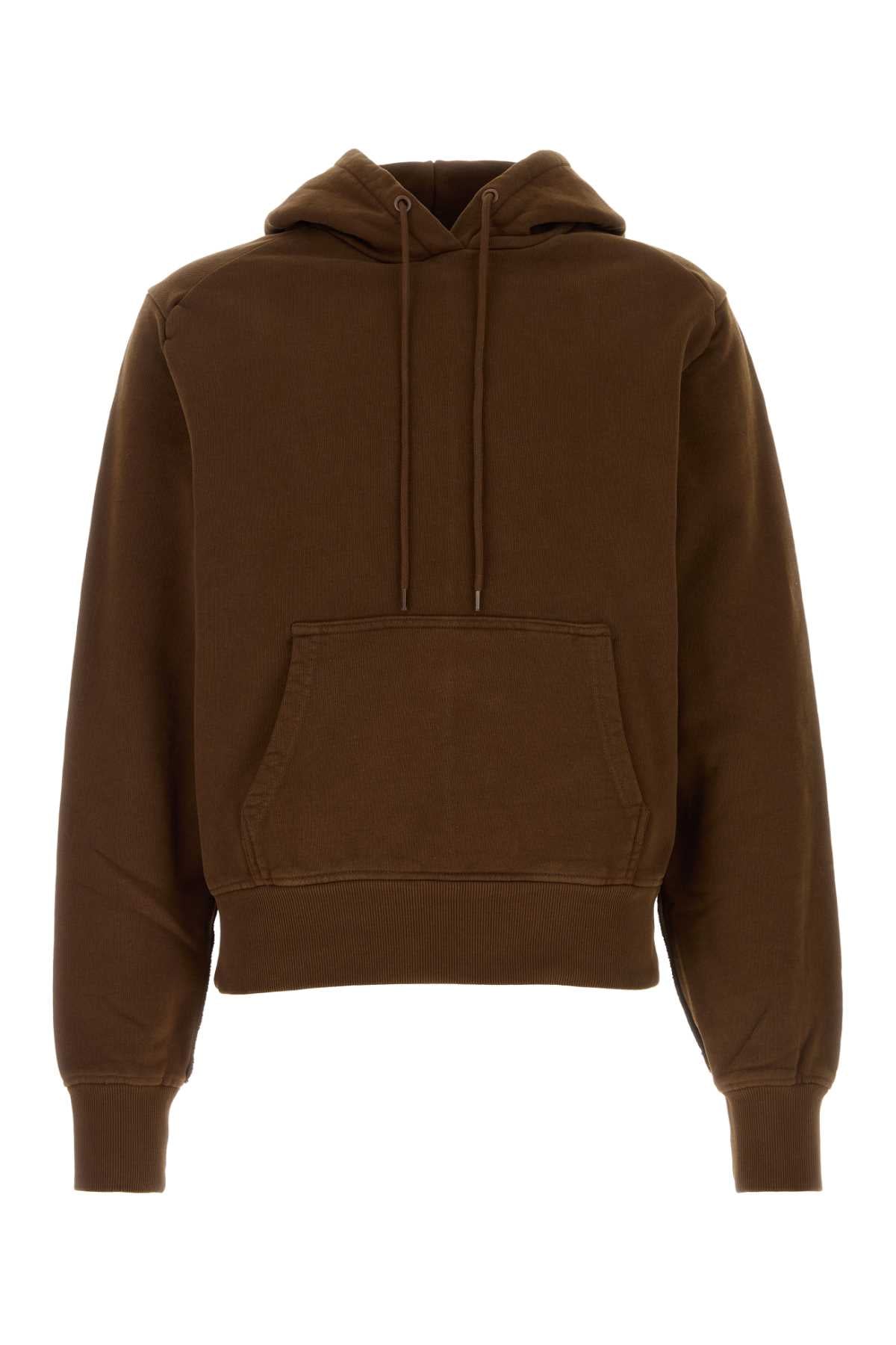 Hood Sweatshirt — Brown