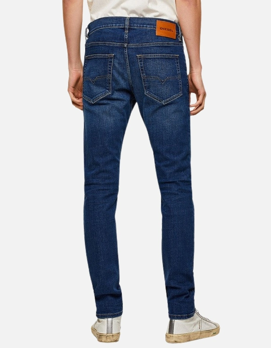 Men's Diesel D-Luster Plain Blue Jeans - Size: 27/32