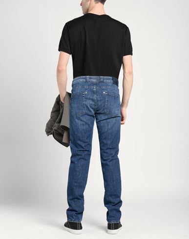 Man Jeans Blue Size 30 Cotton, Elastane